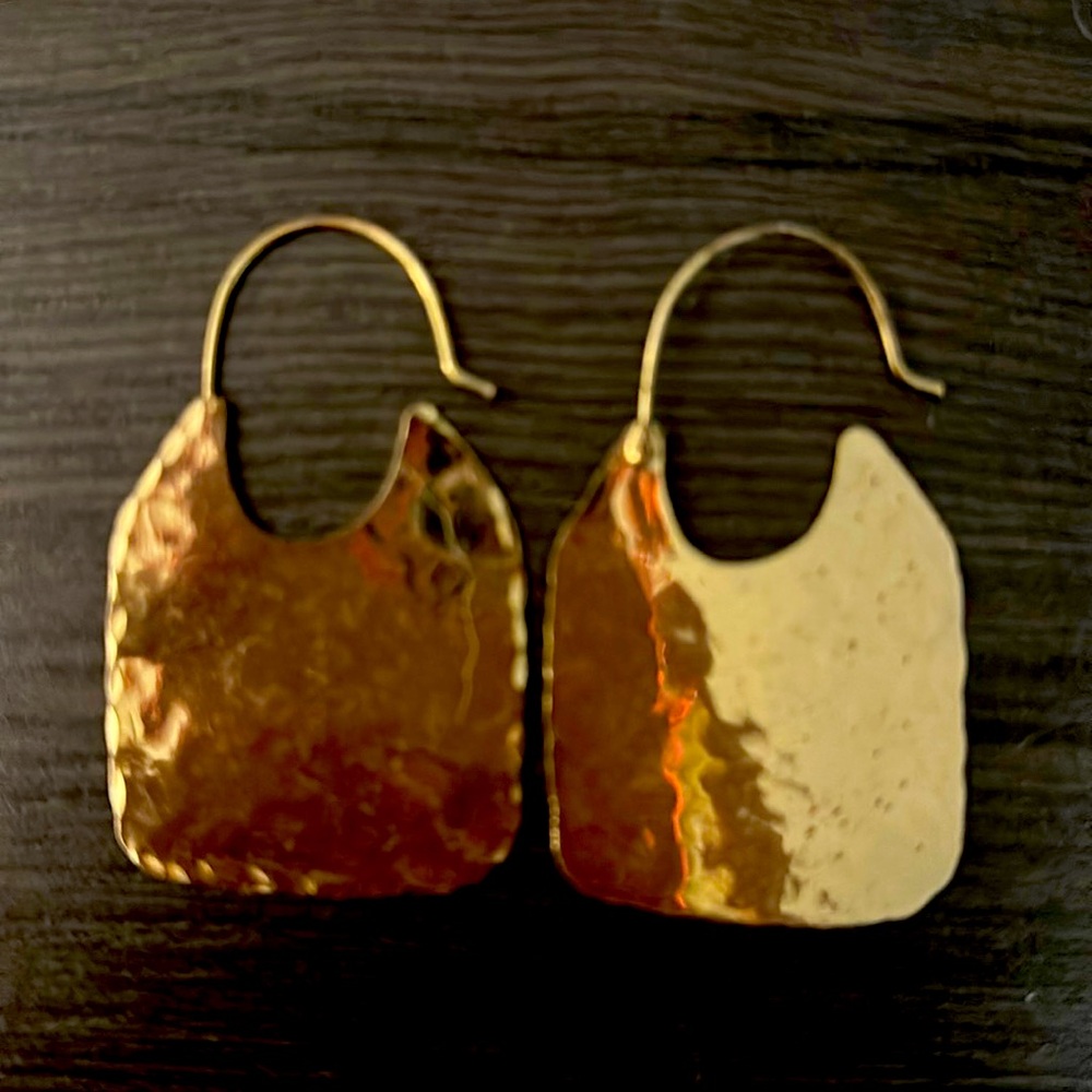 Anthropologie Gold Earrings
